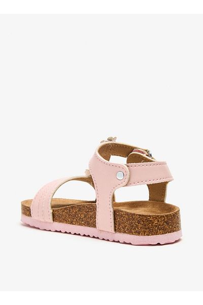 Flora Bella by Shoexpress Flora Bella Applique Detail Sandals with Hook and Loop Closure