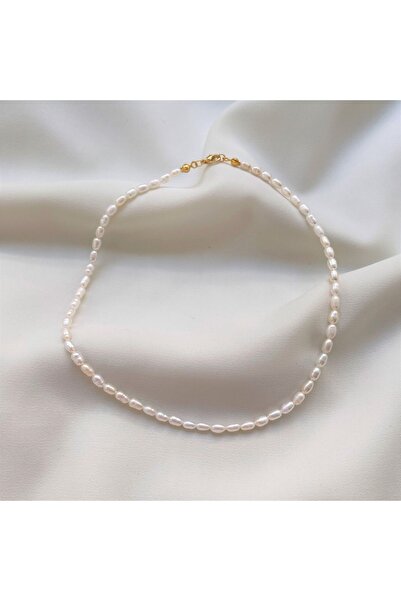 dalyandan Uzatma Zincirsiz Arpa İncili Kolye