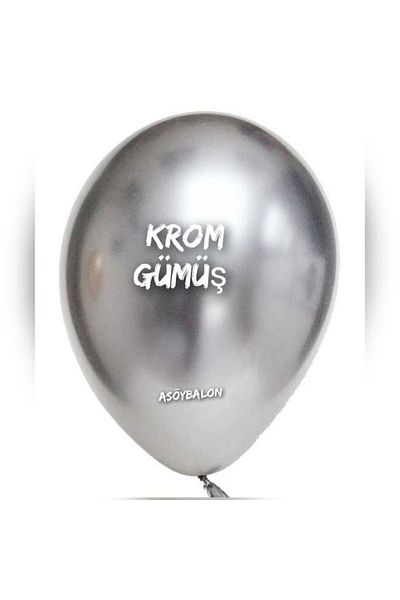 asöy Metallic Blue Balloon Chain - Chrome and Pastel Balloon
