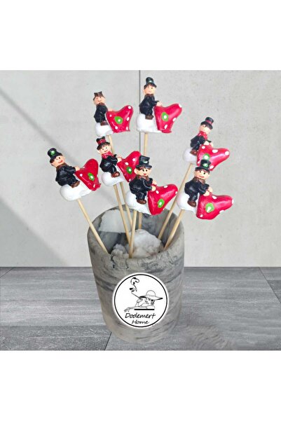 Dodemert Home Baca Temizleyici Mantarlı Saksı Dibi Süsü & Teraryum Obje 5 Adet