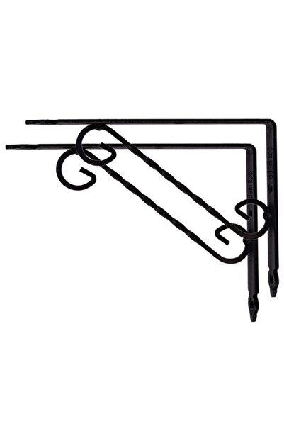 Adem Koç Ferforje Raf Altı Metal L Ayak - 15x12 Cm (2 Adet)