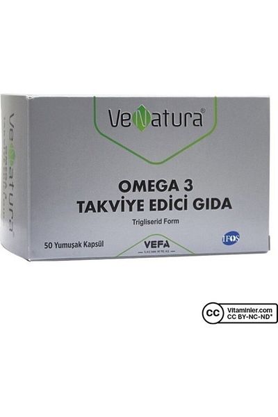 VeNatura Omega 3 50 Capsules Food - Supplement