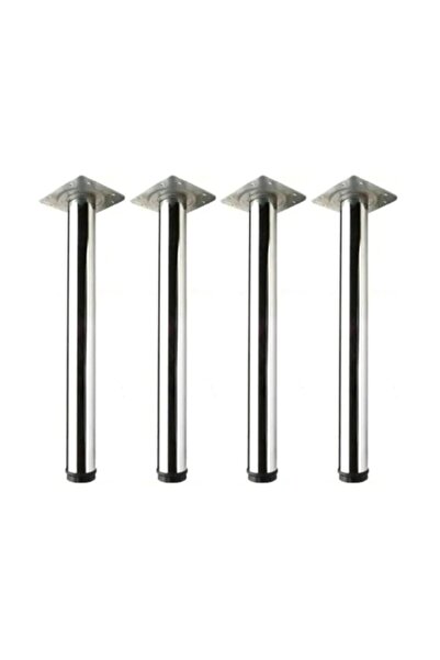 Adem Koç 60'lık Krom Kaplama Parlak Metal Masa Ayağı 71 Cm (4'lü)