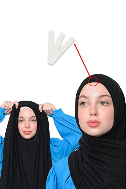 pratikmen Şal Eşarp Kaydırmaz Çift Taraflı Bant Sticker 50'li
