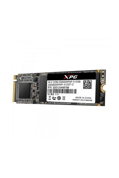 XPG محرك أقراص الحالة الصلبة الداخلي Sx6000 Asx6000pnp-512gt-c 512gb PCIE M.2 2280 2100/1500 (ssd)