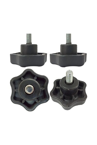 M8 Star Large Clamping Height Adjusting Screw 4 pcs
