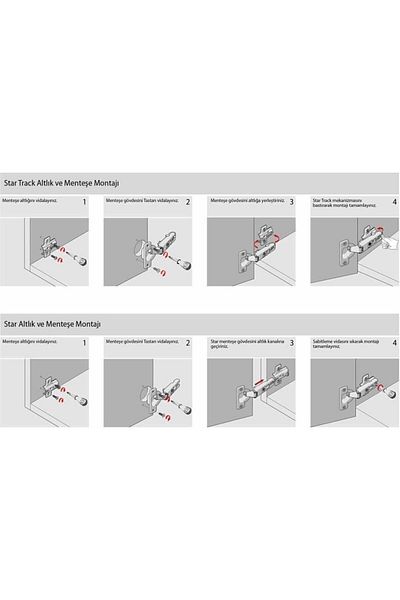 SAMET Star Straight Hinge Countersink
