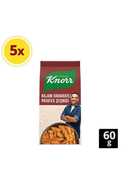 Knorr Kajun Baharatlı Patates Çeşnisi 60g X5 Adet