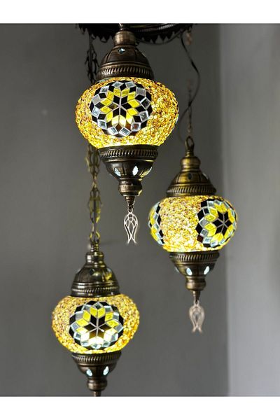 CYL Authentic Handmade Mosaic Chandelier