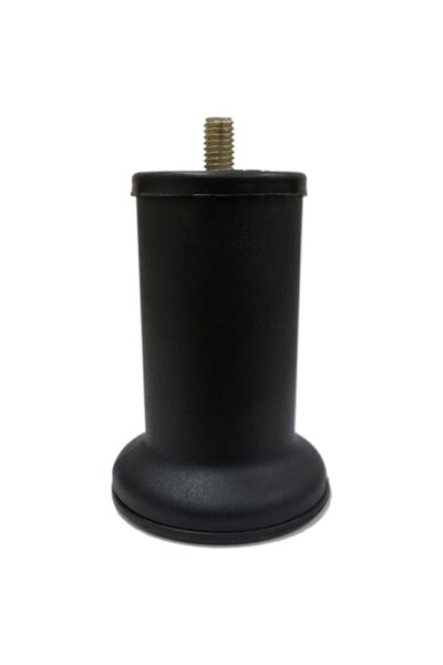 Adem Koç Picior de bază pentru mobilă 10 cm Textura Negru 3/8" Grosime Dinți