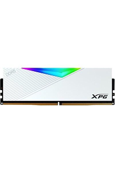 Adata Μνήμες RAM XPG LANCER RGB Λευκή Έκδοση 64GB DDR5 6000Mhz CL30 Κιτ Διπλο...