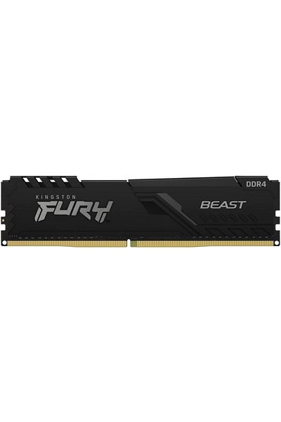 Kingston فيوري بيست 8 جيجابايت (1x8 جيجابايت) Ddr4 3200 ميجا هرتز Cl16 Kf432c16bb-8 ذاكرة رام سوداء للألعاب