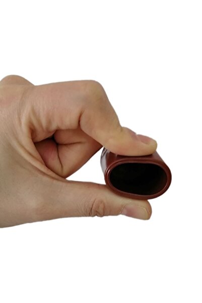 Adem Koç 25 Mm Pvc Sandalye Profil Ayak Pabucu Sessiz Yumuşak - Kahve(4 Adet)