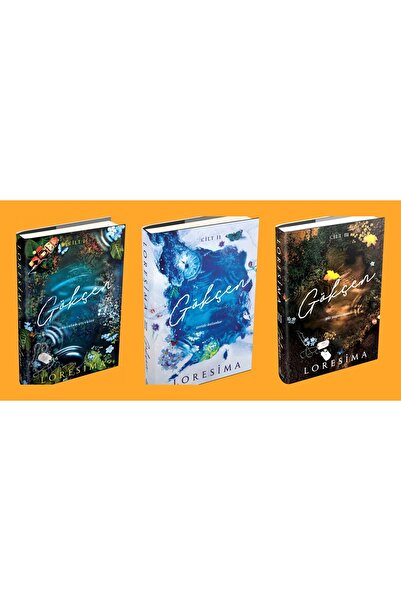 Ephesus Yayınları 3 Kitap Ciltli Gökçen Serisi 1.2.3. Kitap Loresima Serisi G...