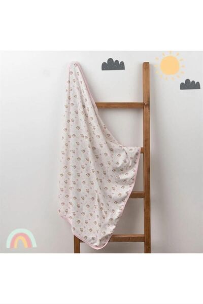 Cherub Baby بطانية أطفال مبطنة بطبقة واحدة مقاس 80x90 سم