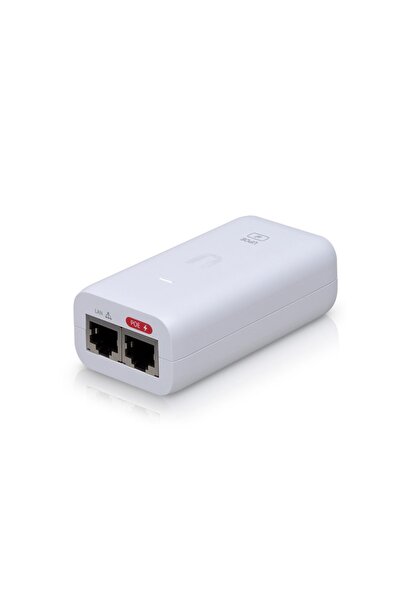 Ubiquiti U-POE-AF PoE injektor 802.3af, 48V, RJ-45, Gigabit LAN