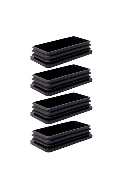 Adem Koç 60x120 Mm Plastik Dikdörtgen Içe Geçme Profil Tapası (kutu) (4 Adet)