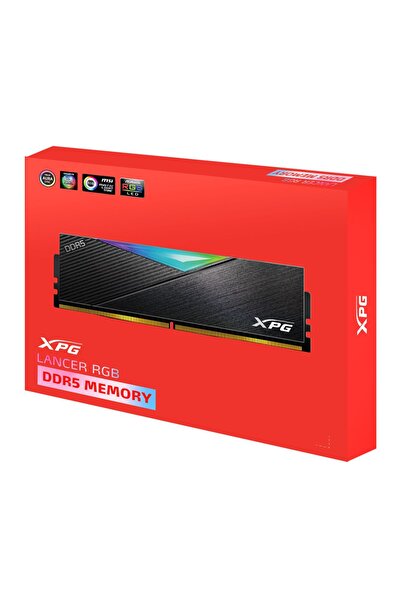 XPG Lancer RGB 32GB (16X2) DDR5 8000Mhz CL38 1.45V AX5U8000C3816G-DCLARBK Dual Kit Ram