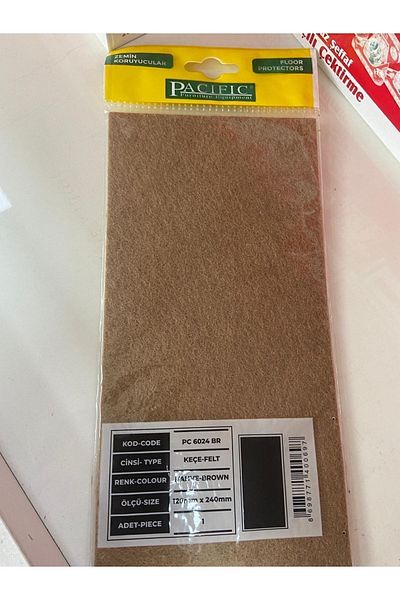Pasific Adhesive Felt Rectangular 120x140 Mm