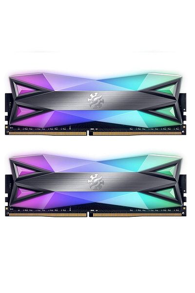 Adata ذاكرة وصول عشوائي (RAM) XPG Spectrıx D60g RGB بسعة 16 جيجابايت (2 × 8 جيجابايت) وتردد 3600 ميجاهرتز (ax4u36008g18ı-dt60)