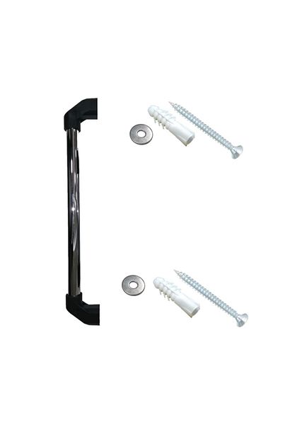 Adem Koç Metal Fixed Disabled Elderly Patient Handle Chrome Plated Grab Bar 50 Cm
