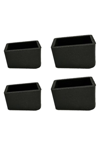 Adem Koç Kaydırmaz Merdiven Ayağı Plastiği Merdiven Pabucu 20x30 - 20x40 Mm Siyah (1 Takım)