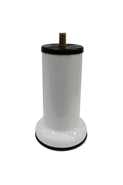 Adem Koç Mobilya Baza Ayağı 12 Cm Beyaz 3/8" Kalın Diş