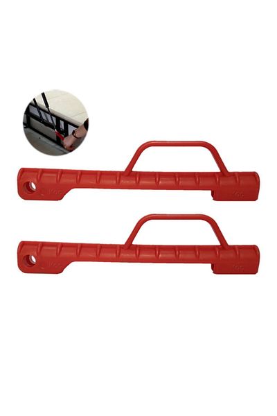 Adem Koç Koç Base Shock Absorber Safety Lock with Handle Red (2 Pieces)