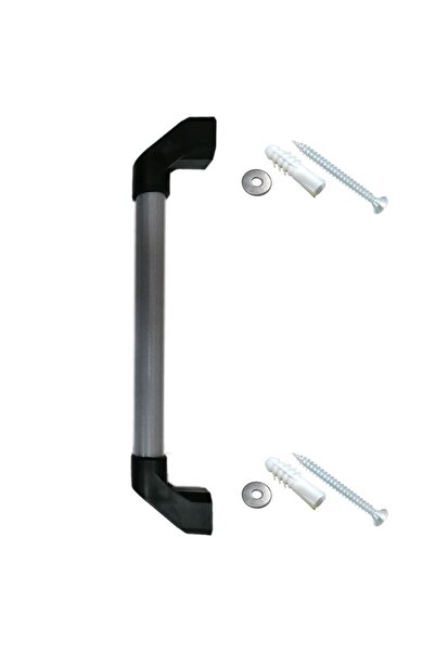 Adem Koç Alüminyum Sabit Engelli Yaşlı Hasta Tutamağı Tutunma Barı Gri 30 Cm