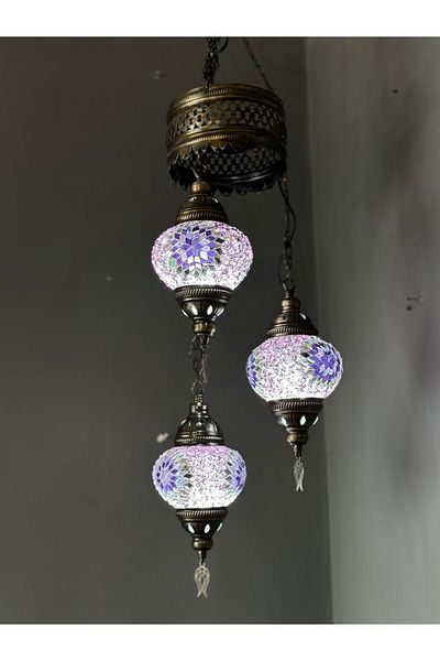CYL Authentic Handmade Mosaic Chandelier