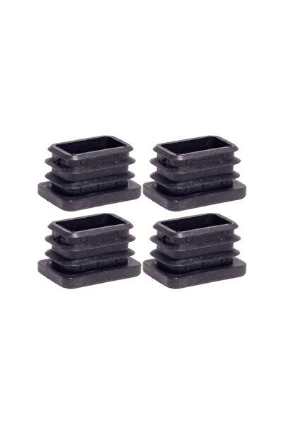 Adem Koç 20x30 Mm Plastik Dikdörtgen Içe Geçme Profil Tapası (kutu) (4 Adet)