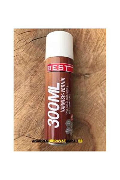 Best Selülozik Sprey Ahşap Metal Vernik 300 Ml Ceviz Renk