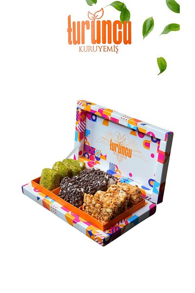 Turuncu Kuruyemiş 1000 Gr. Orange Bundle Turkish Delight