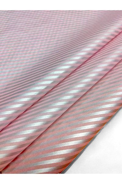 t tuğset etiket Silver Stripe Patterned Pelur Paper/pink Pelur Paper /50x70 Cm 100 Pieces -t446