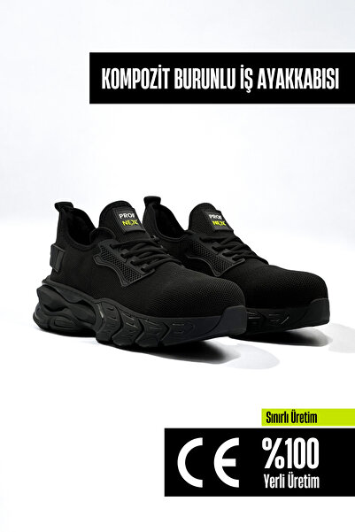 PROFNEX Kompozit Burunlu Spor Model İş Ayakkabısı | CE Belgeli | Yerli Üretim...