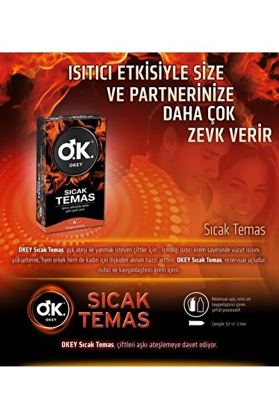 okey prezervatif Okey Sıcak Temas *10 lu