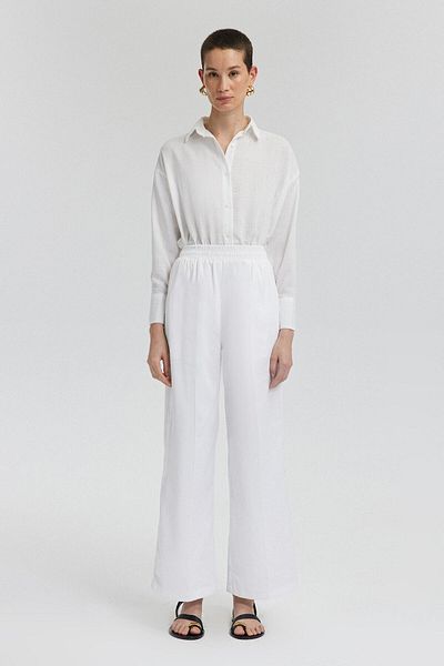 Touché Privé Hosen mit hoher Taille und weitem Bein