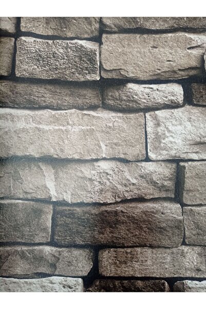 Oskar üç boyutlu taş desenli silinebilir duvar kağıdı 16 metrekare