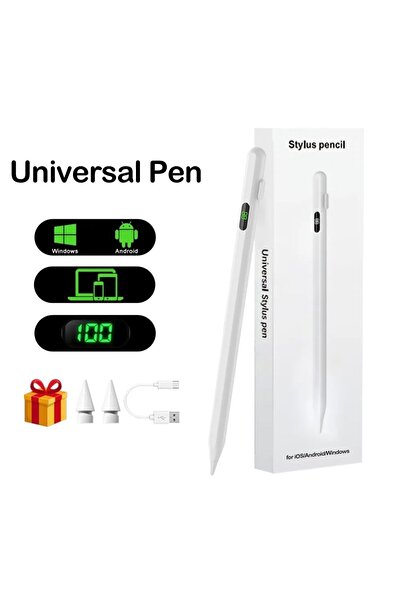 Fogy ipad 10.9 Inç (10.nesil) uyumlu Pencil Stylus Eğim Özellikli Dijital Şar...