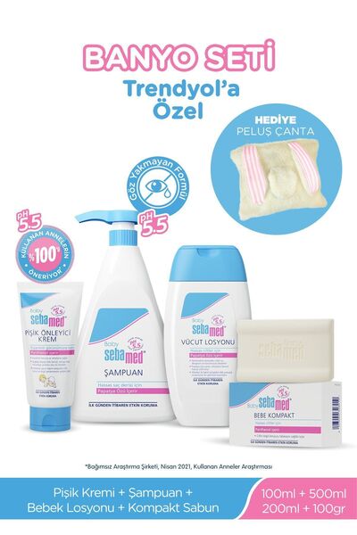 Sebamed Baby Banyo Seti – Peluş Çanta Hediyeli