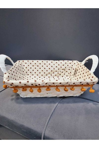 Lider MAGNESİA Blue Leader Magnesia Square Wicker Ekek Basket
