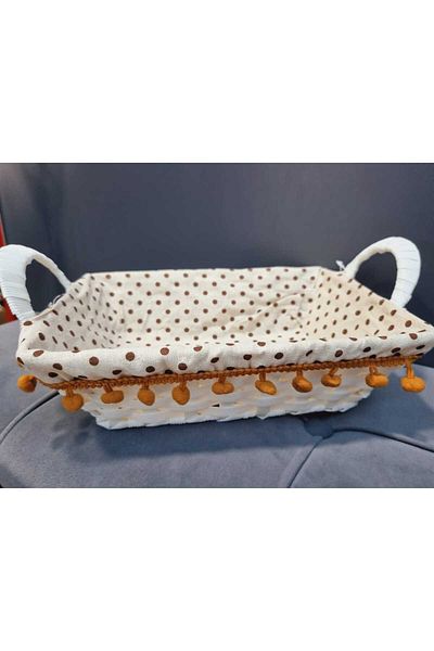 Lider MAGNESİA Blue Leader Magnesia Square Wicker Ekek Basket