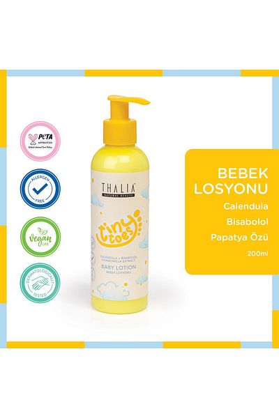 Thalia Calendula & Chamomile Extract Moisturizing Baby Lotion 200ml