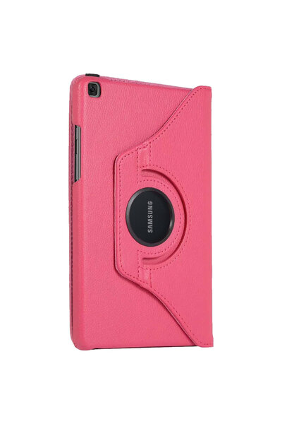 Smart Tech Samsung Galaxy Tab S6 Lite Sm P610 10.4 Inç Döner Standlı Tablet Kılıfı Pembe