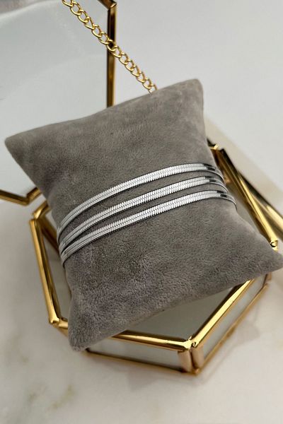 Modex Steel Italian Chain Triple Bracelet