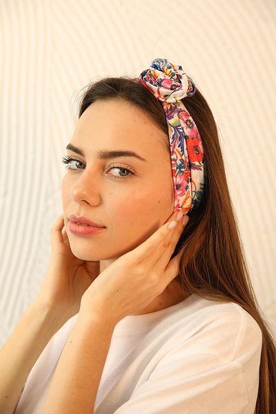 Modex Floral Patterned Stringed Hair Band