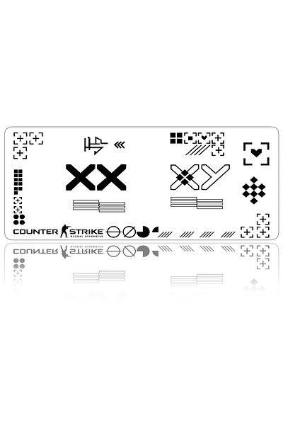 Xrades White Xxx 90X40 cm XXL Gaming Player Mousepad Mouse Pad