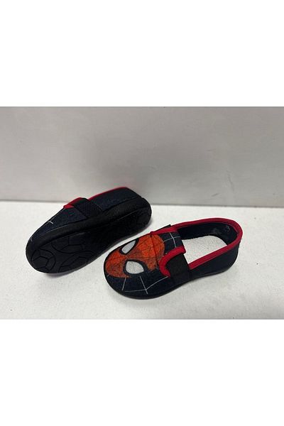 AkınalBella Papuci Spiderman Spiderman de culoare neagră pentru băiat