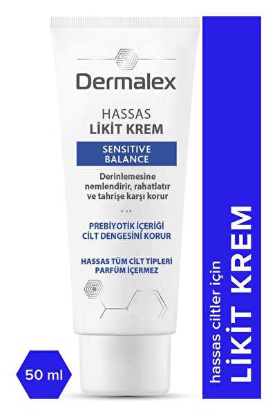 dermalex Sensitive Nemlendirici Rahatlatıcı Prebiyotik İçerikli Likit Yüz Kremi 50ml