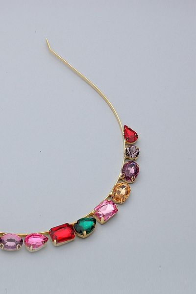 Modex Colorful Baguette Stone Crown